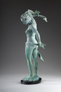 MB-S081 Sculpture, Bronze, Disentanglement $9930 at Hunter Wolff Gallery